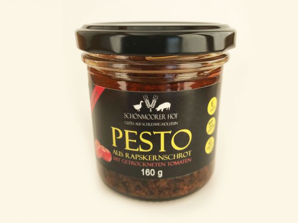 Pesto  mit Rapskernschrot– Tomate